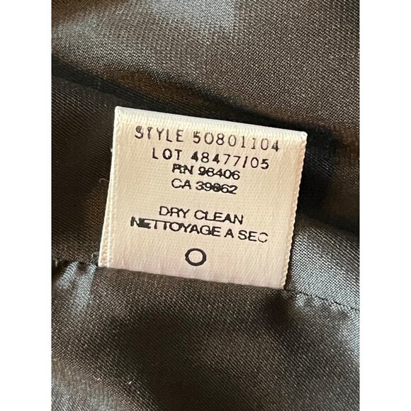 Theory Wool Etiennette Blazer Jacket One Button Black Size 4‎ - Picture 10 of 12